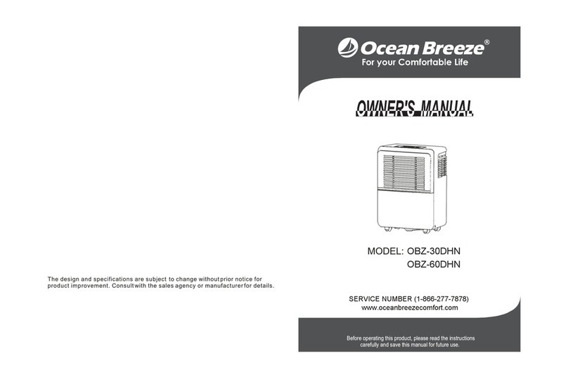 Ocean Breeze OBZ-30DHN owner's manual