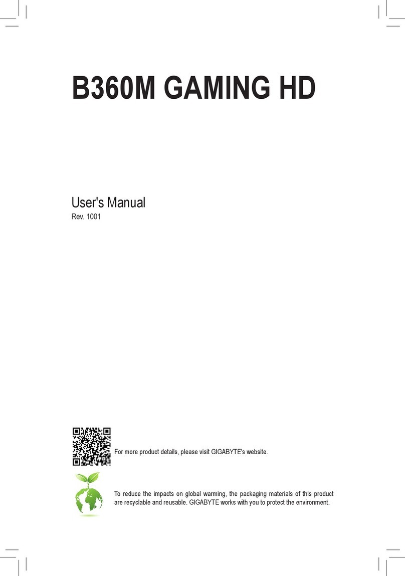 Gigabyte B360M GAMING HD user manual