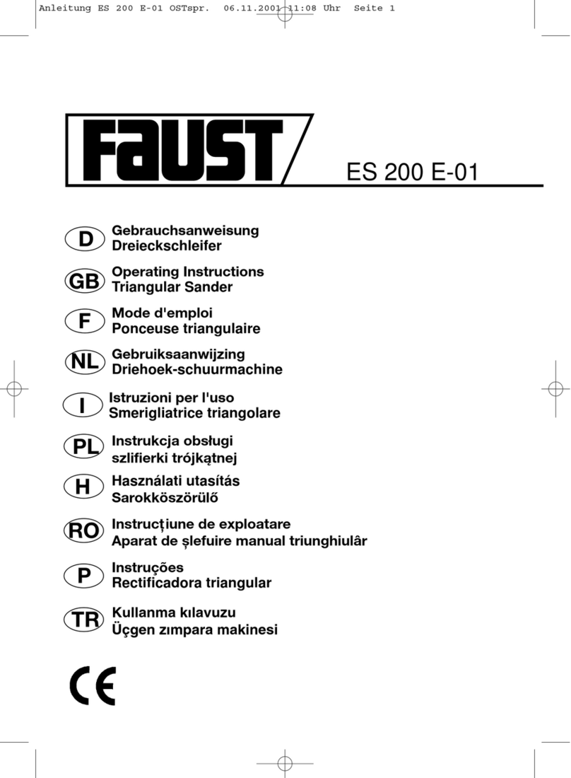 Faust ES 200 E-01 operating instructions