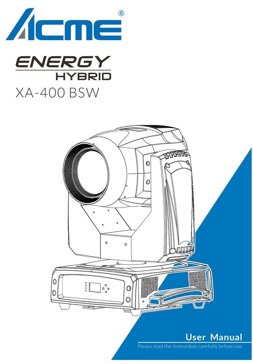 ACME ENERGY HYBRID X-400 BSW User manual