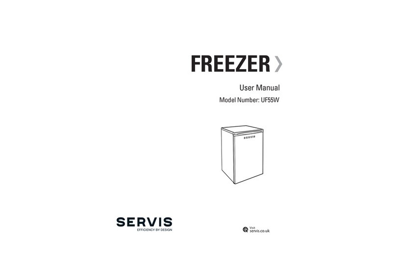 SERVIS UF55W User manual