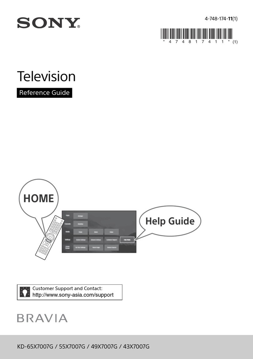 Sony Bravia KD-49X7007G User manual
