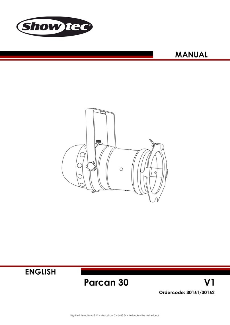 Show Tec Parcan 30 V1 User manual