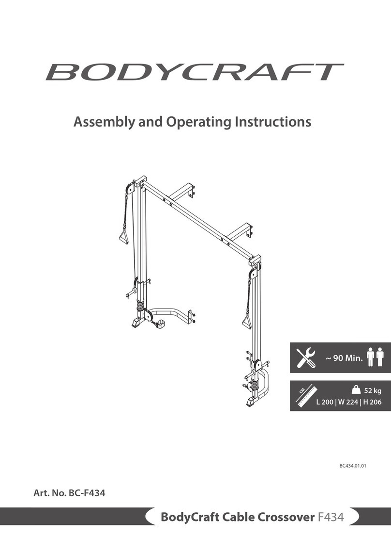 Body Craft F434 Assembly and operating instructions