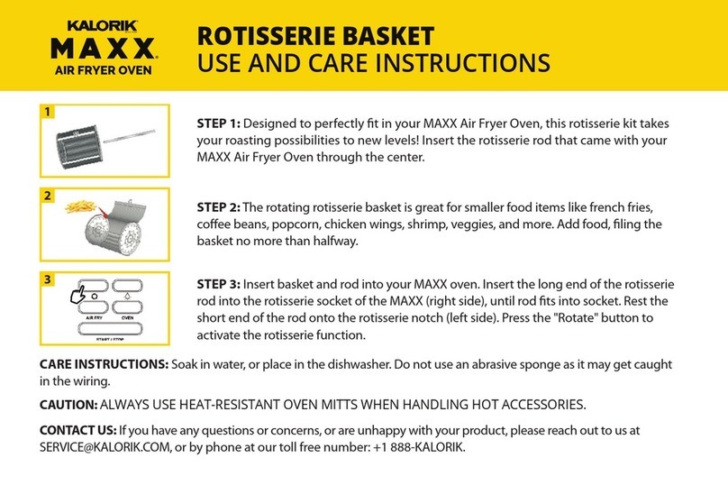 Kalorik MAXX KIA 47735 Use and care instructions