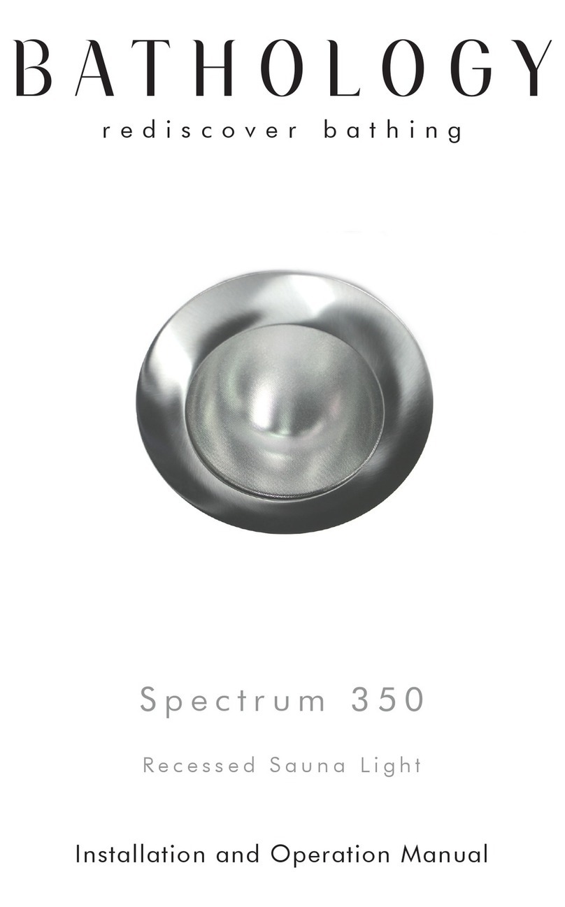 Bathology Spectrum 350 User manual Bathology Spectrum 350 User manual