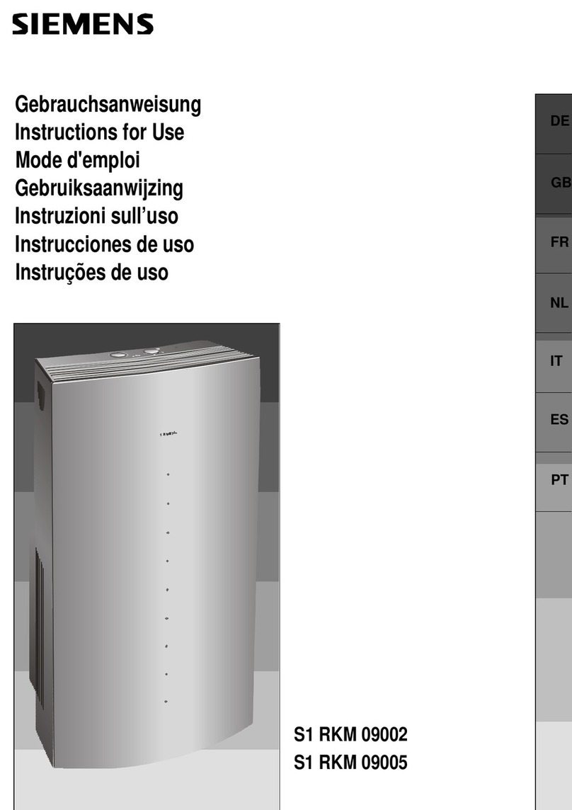 Siemens S1 RKM 09002 User manual Siemens S1 RKM 09002 User manual