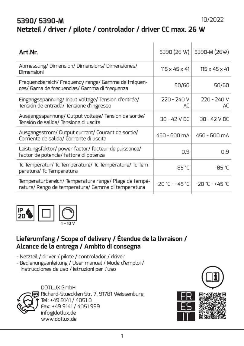 DOTLUX 5390 User manual