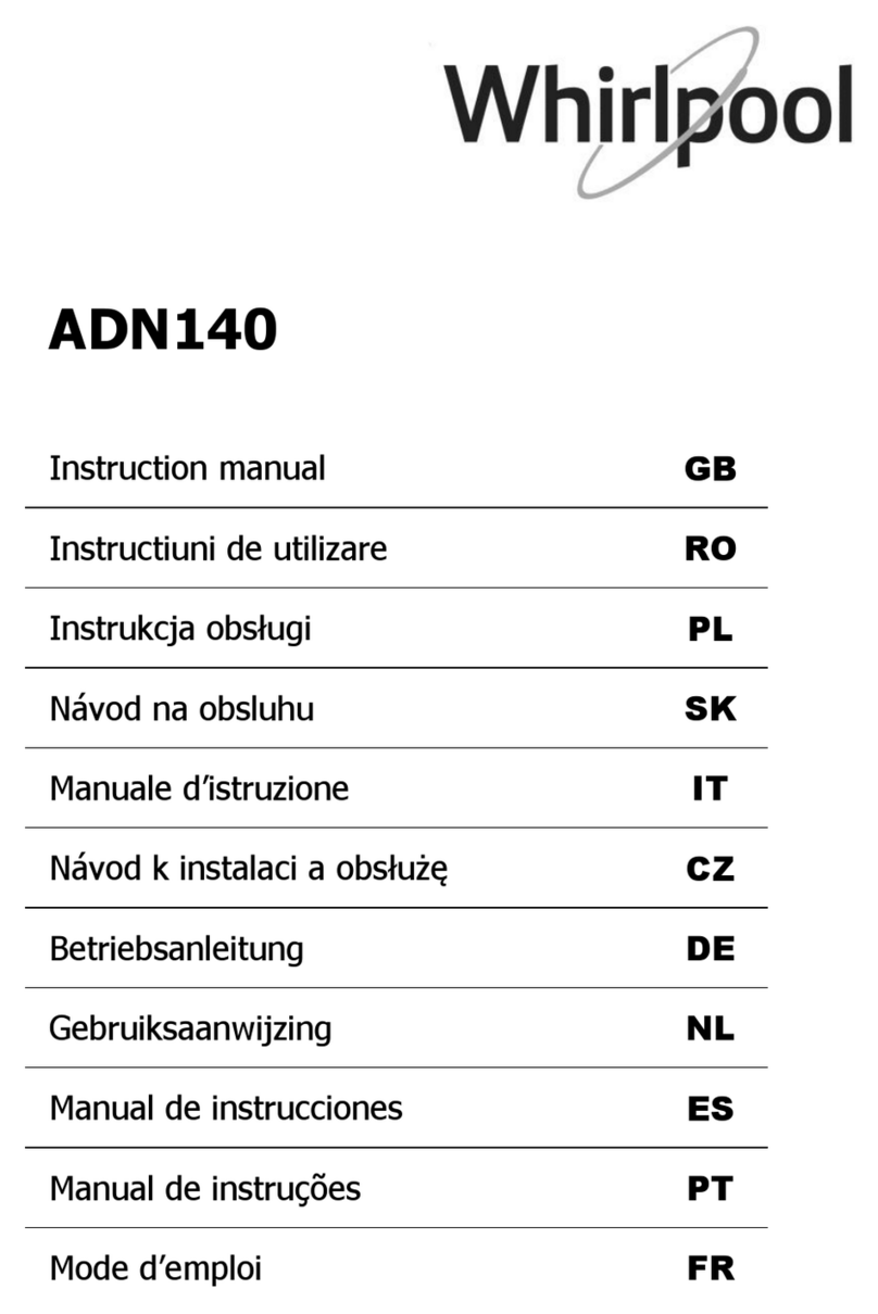 Whirlpool ADN140 User manual