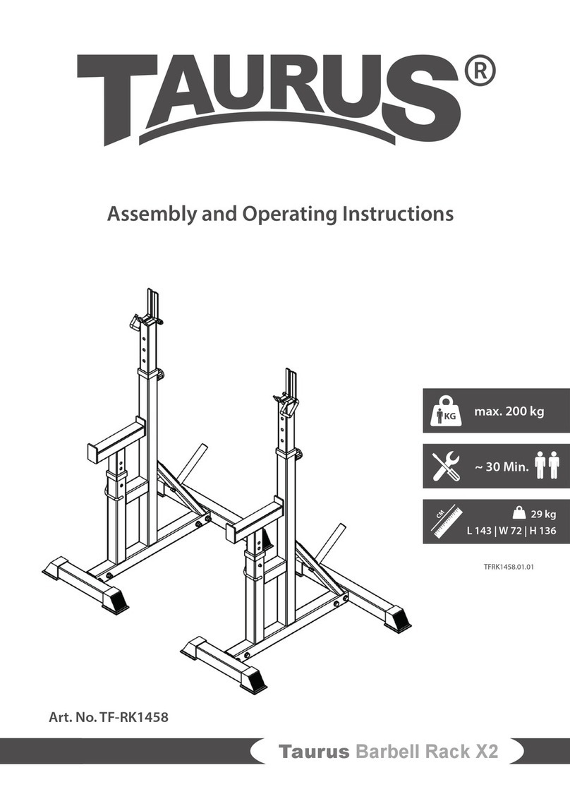 Taurus Barbell Rack X2 User manual