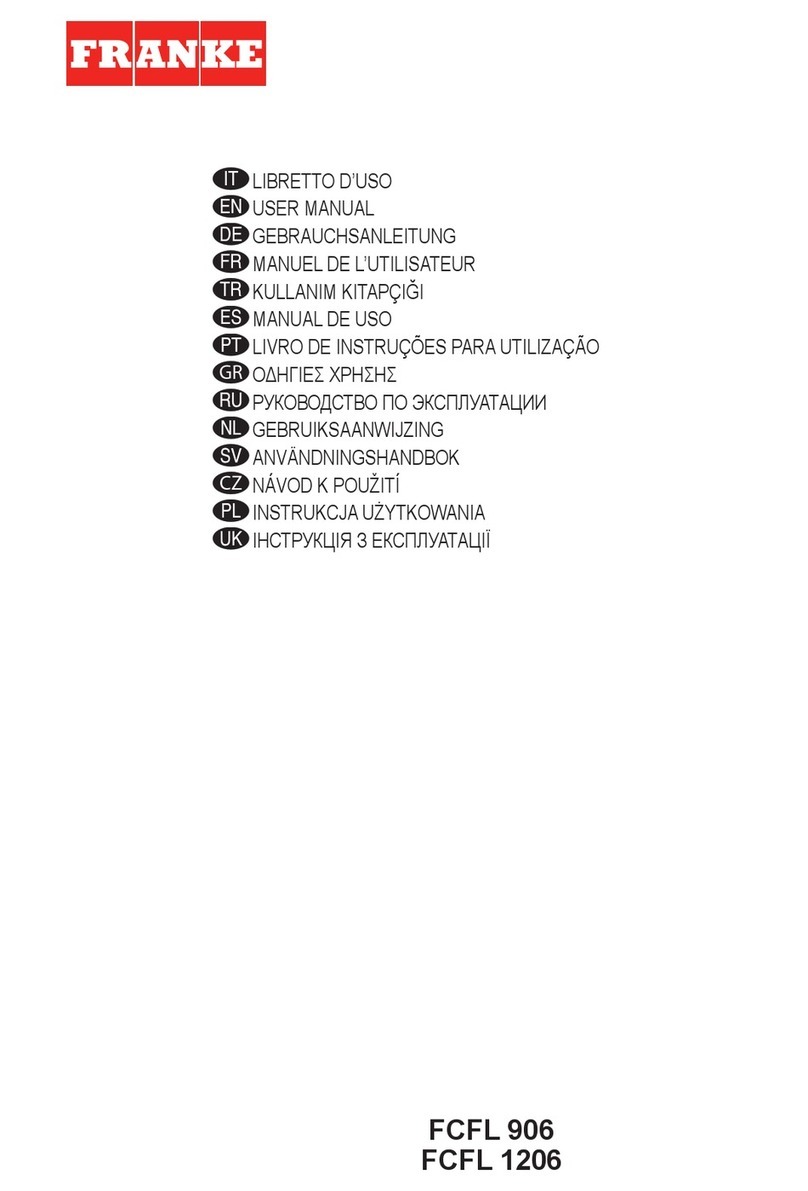 Franke FCFL 1206 User manual