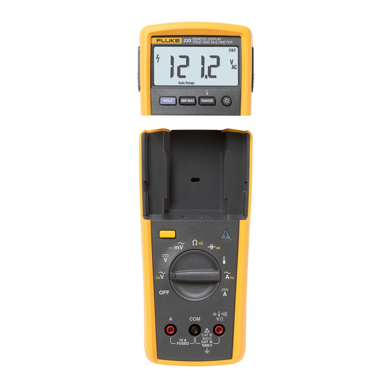 Fluke 233 user manual