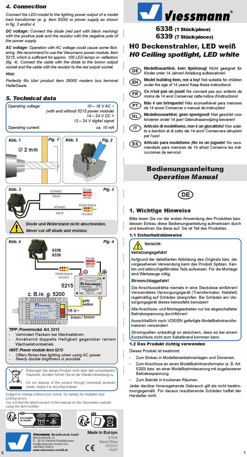 Viessmann 6338 Operation manual