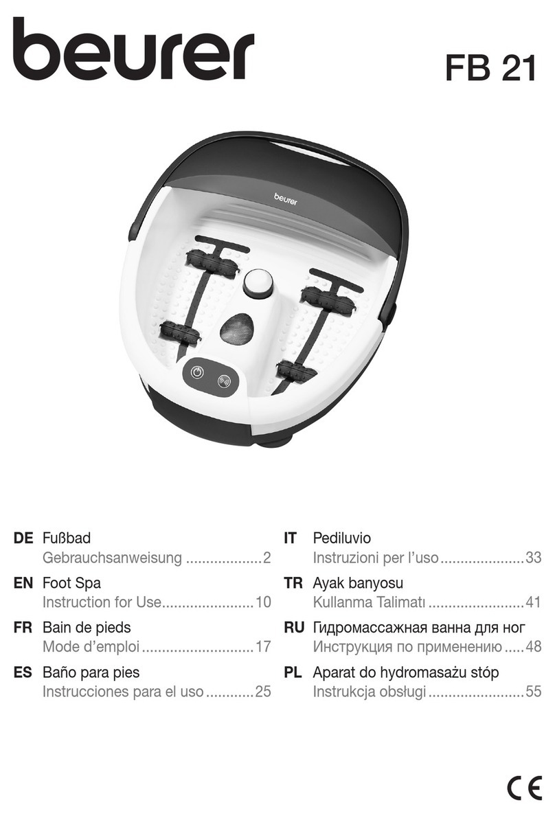 Beurer FB 21 User manual