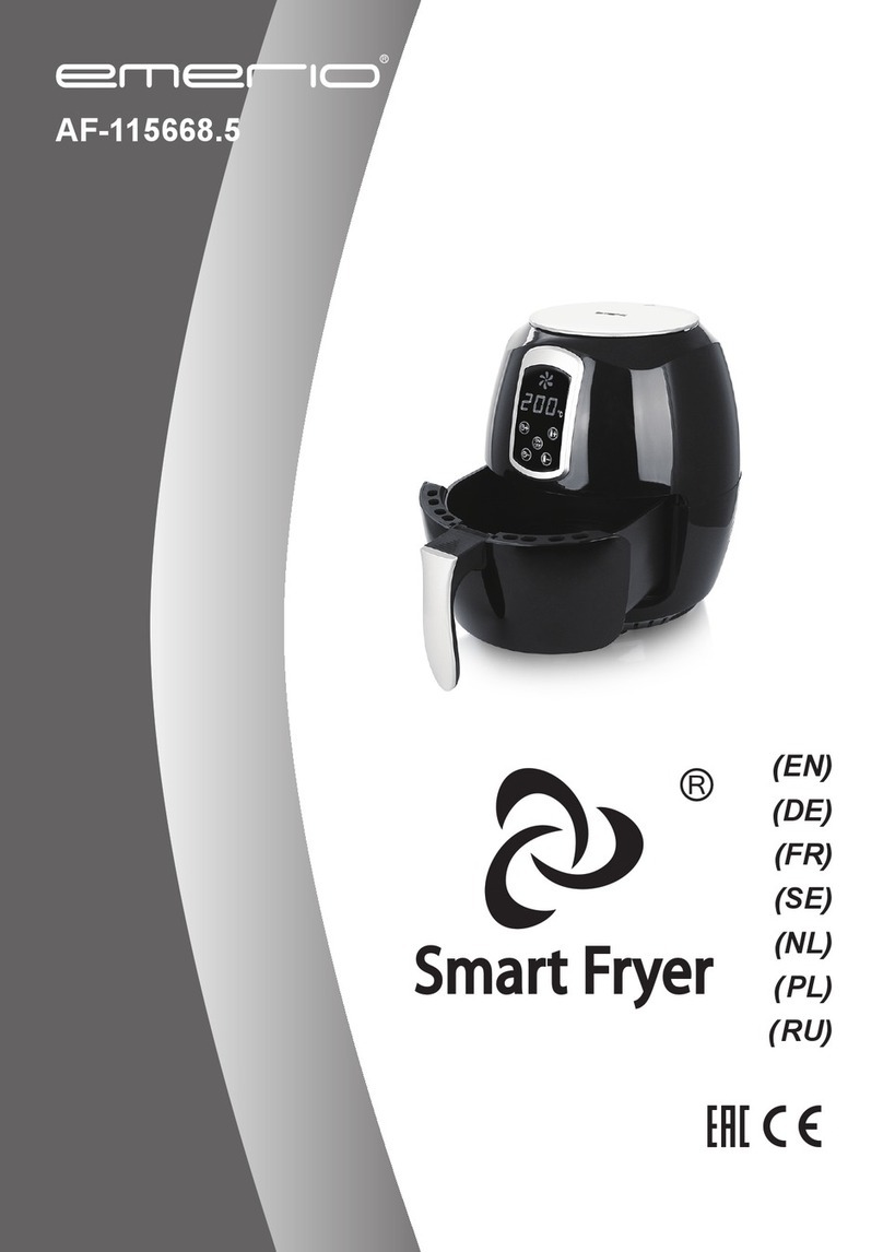 emerio Smart Fryer AF-115668.5 User manual