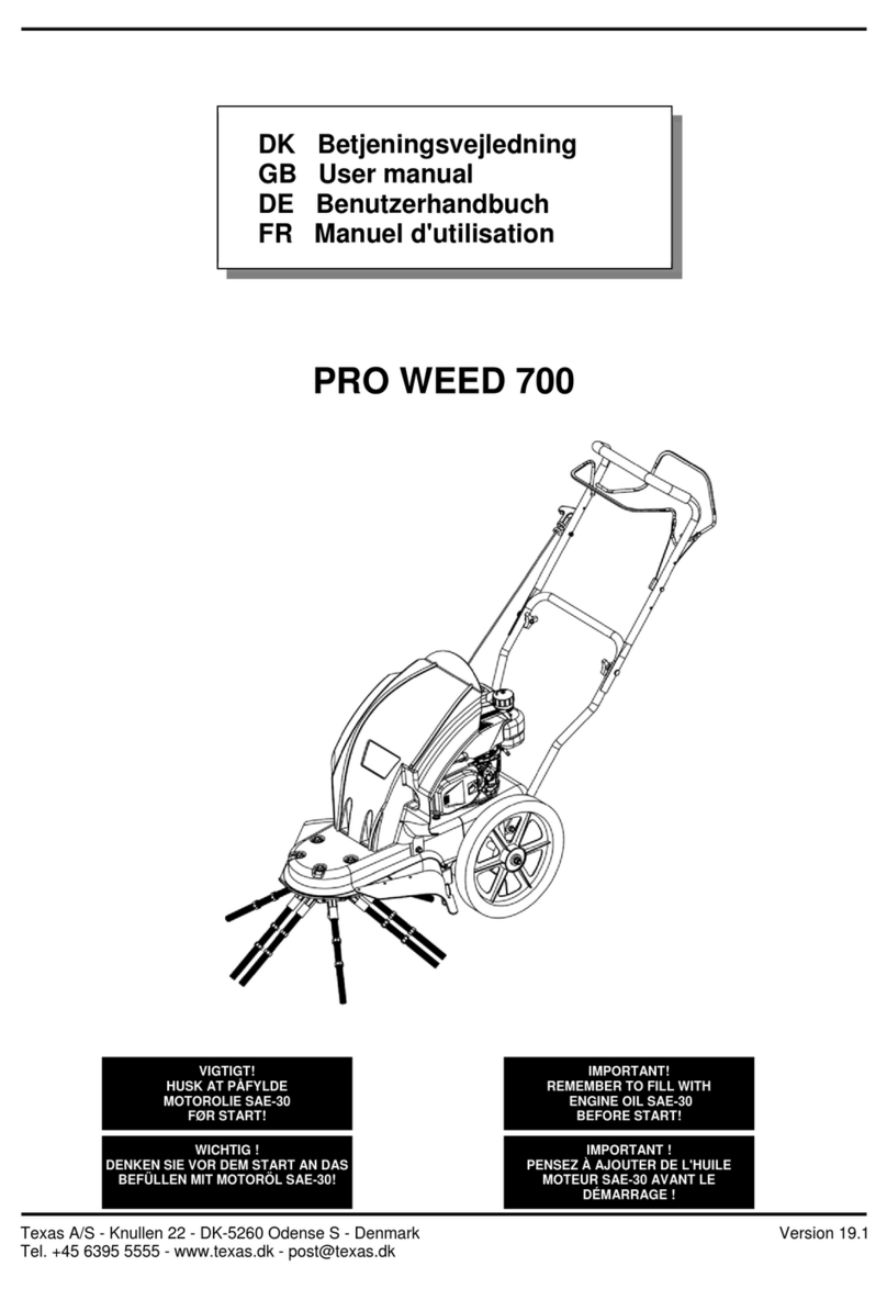 Texas PRO WEED 700 user manual