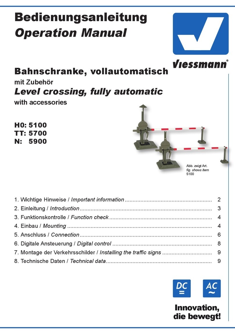 Viessmann H0 5100 Operation manual