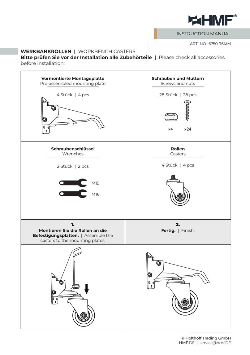HMF 6750-76MM instruction manual
