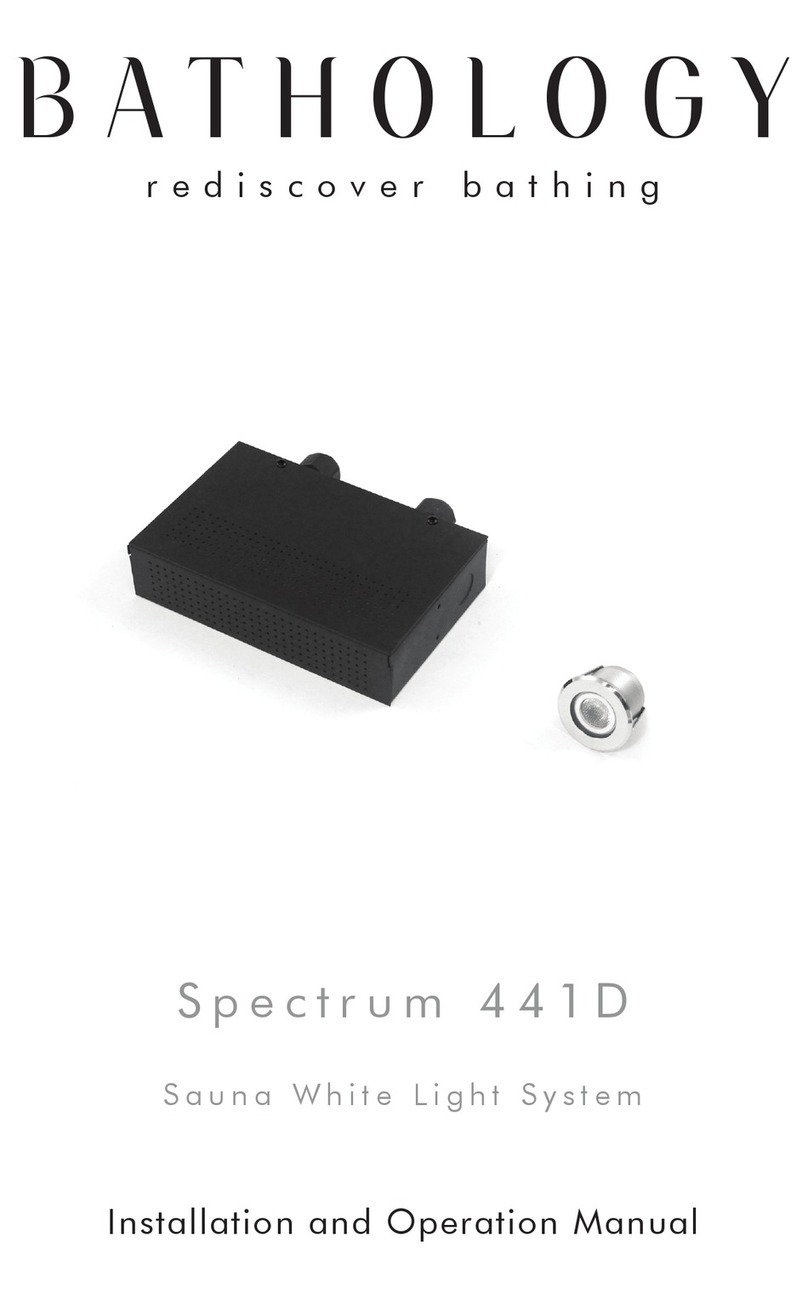 Bathology Spectrum 441D User manual Bathology Spectrum 441D User manual