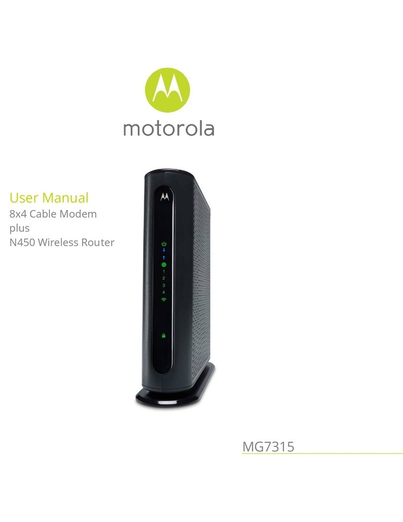 Motorola MG7315 User manual