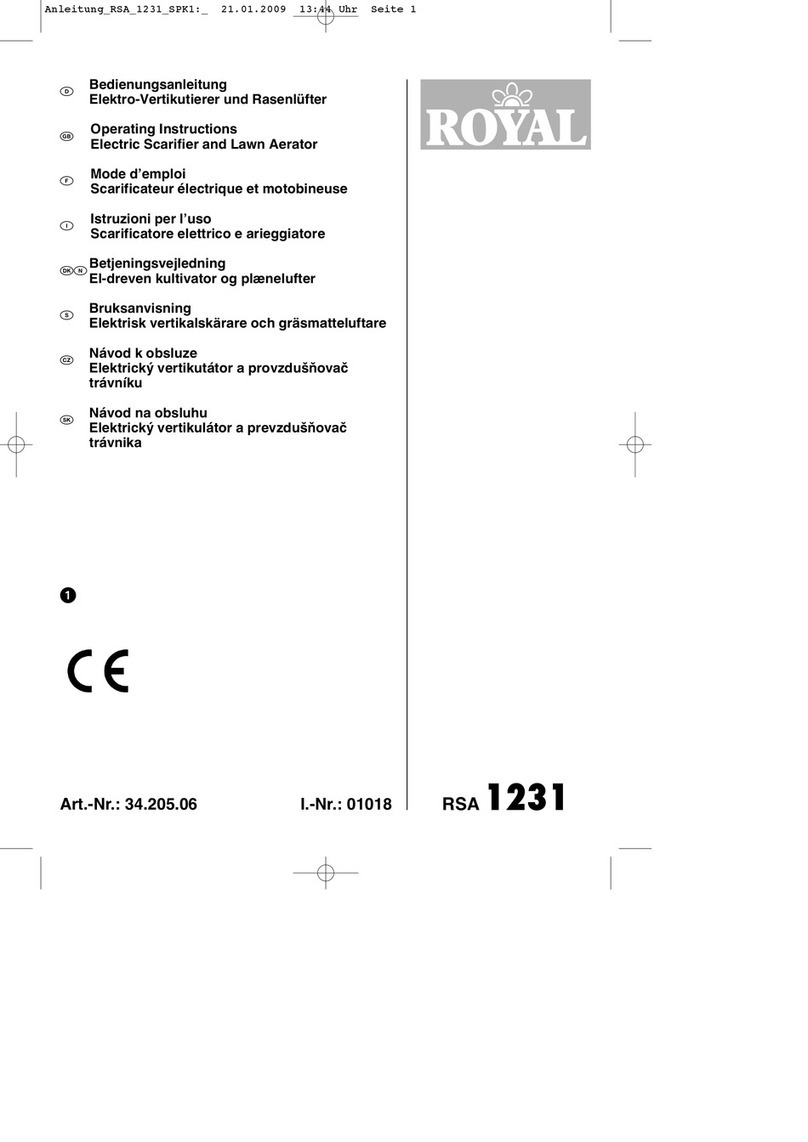 Royal RSA 1231 User manual