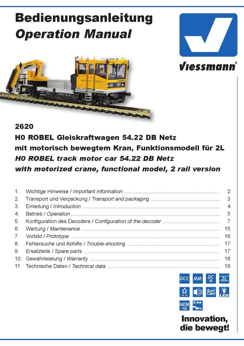 Viessmann ROBEL H0 2620 Operation manual