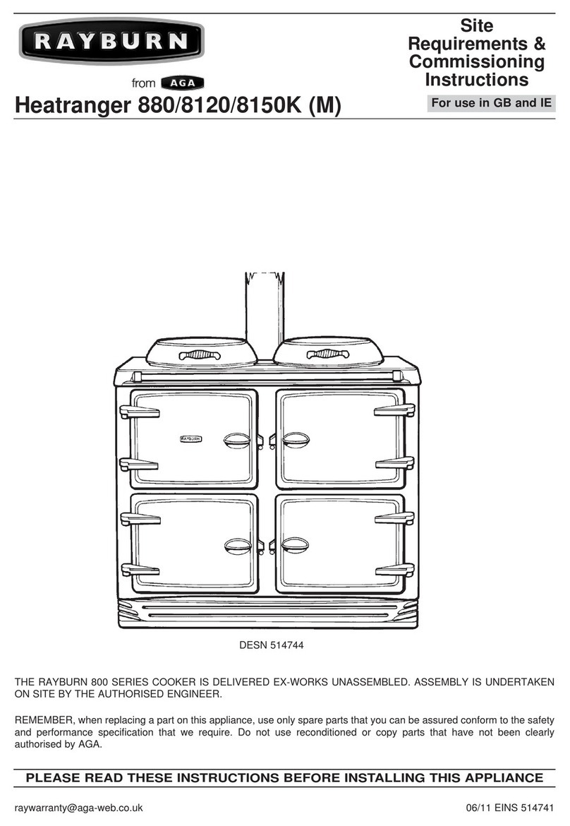 AGA RAYBURN Heatranger 880K Training manual