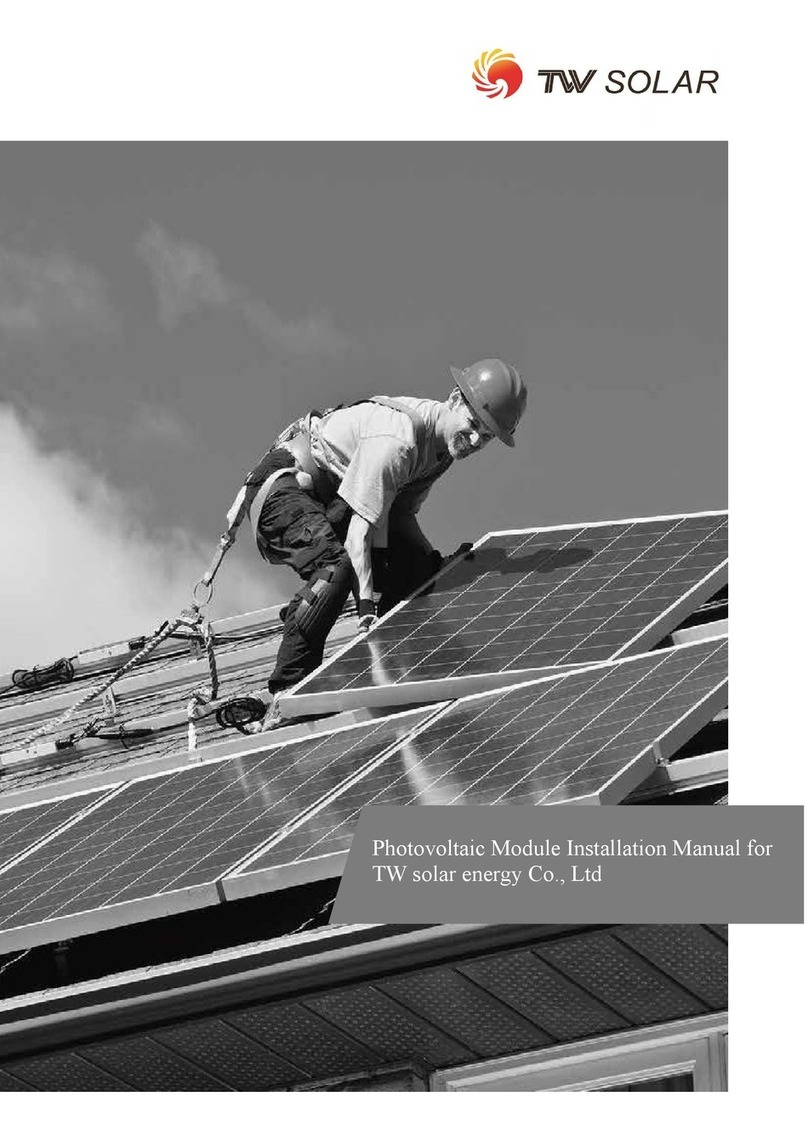 TW SOLAR TWMPD-78HS installation manual