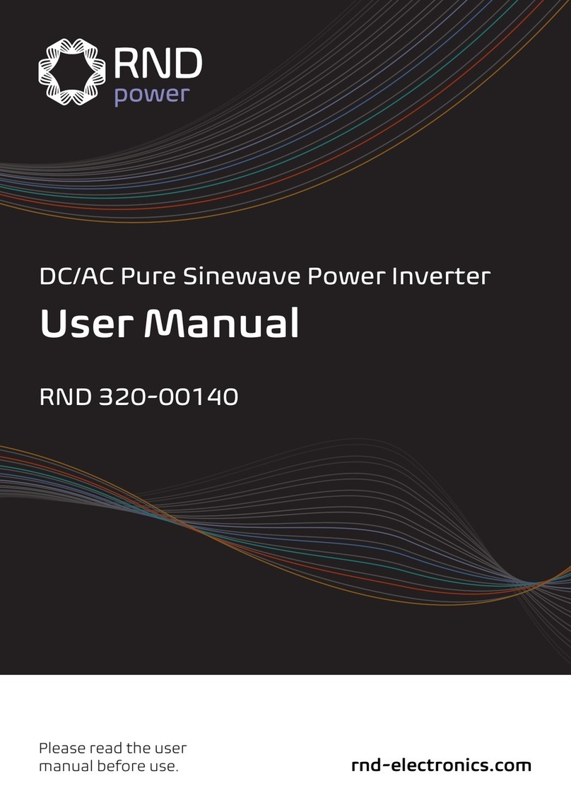 RND power RND 320-00140 User manual