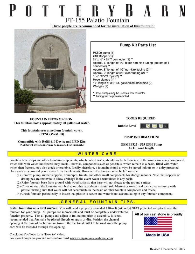 PotteryBarn FT-155 User manual