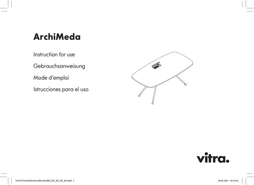 VITRA ArchiMeda User manual