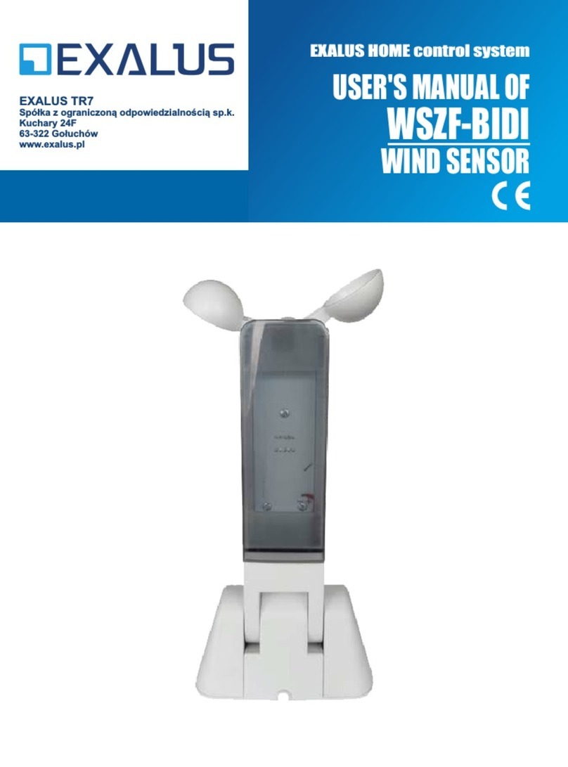 EXALUS HOME WSZF-BIDI user manual