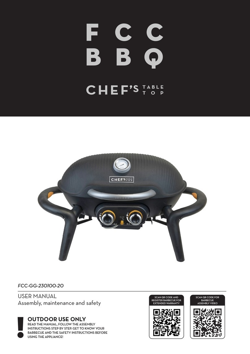 Chef's FCC-GG-230100-20 user manual
