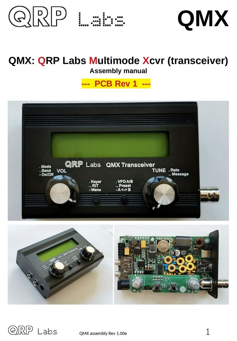 QRP Labs QMX Assembly manual