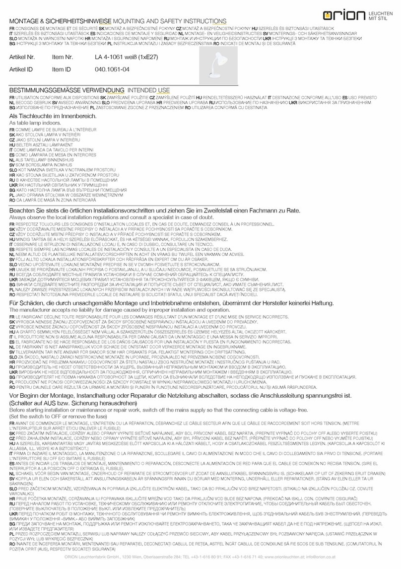 Orion LA 4-1061 Technical manual