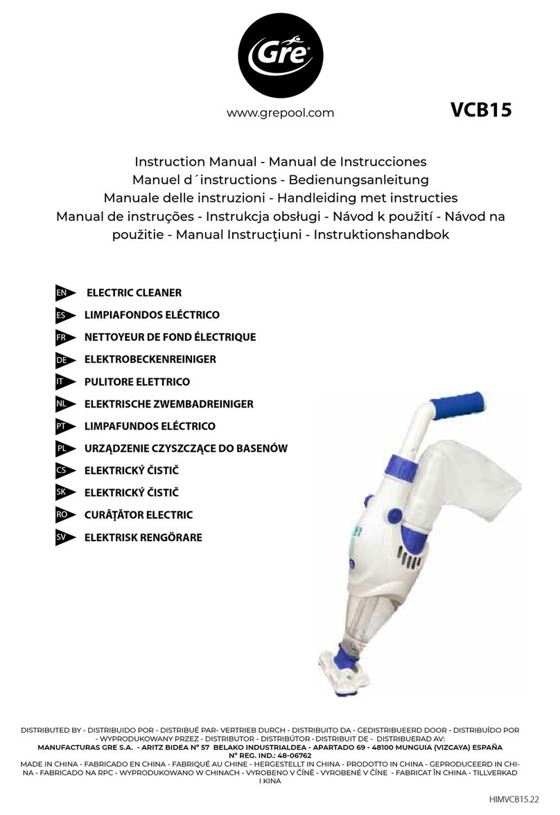 GRE VCB15 User manual