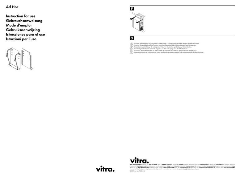 VITRA Ad Hoc User manual