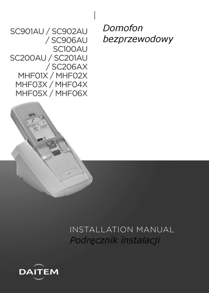 DAITEM SC901AU installation manual