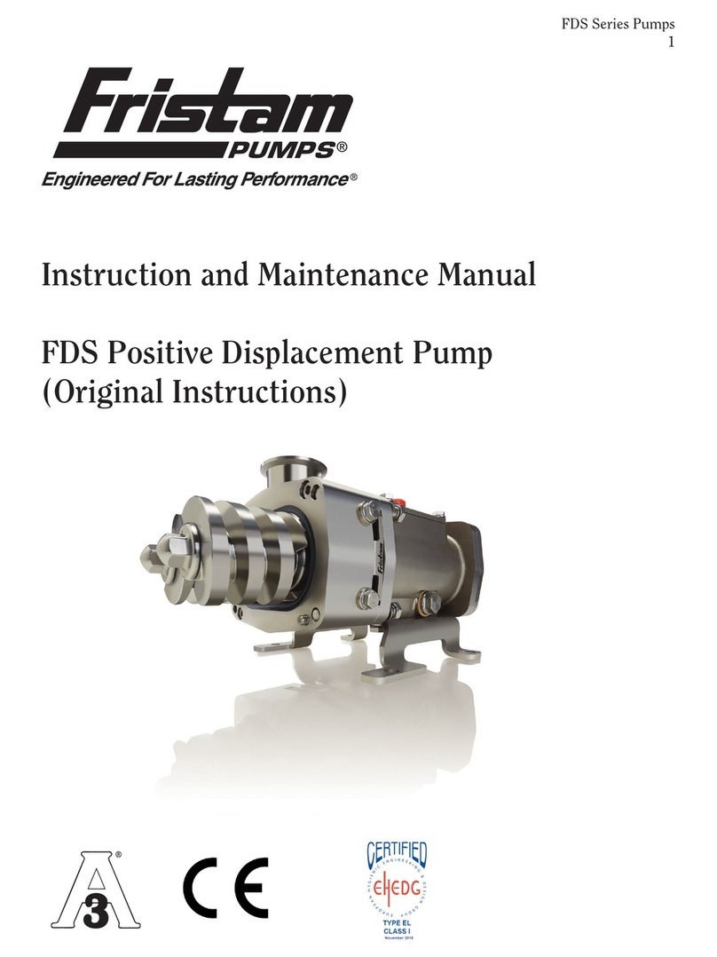 Fristam Pumps FDS Series Instruction and maintenance manual