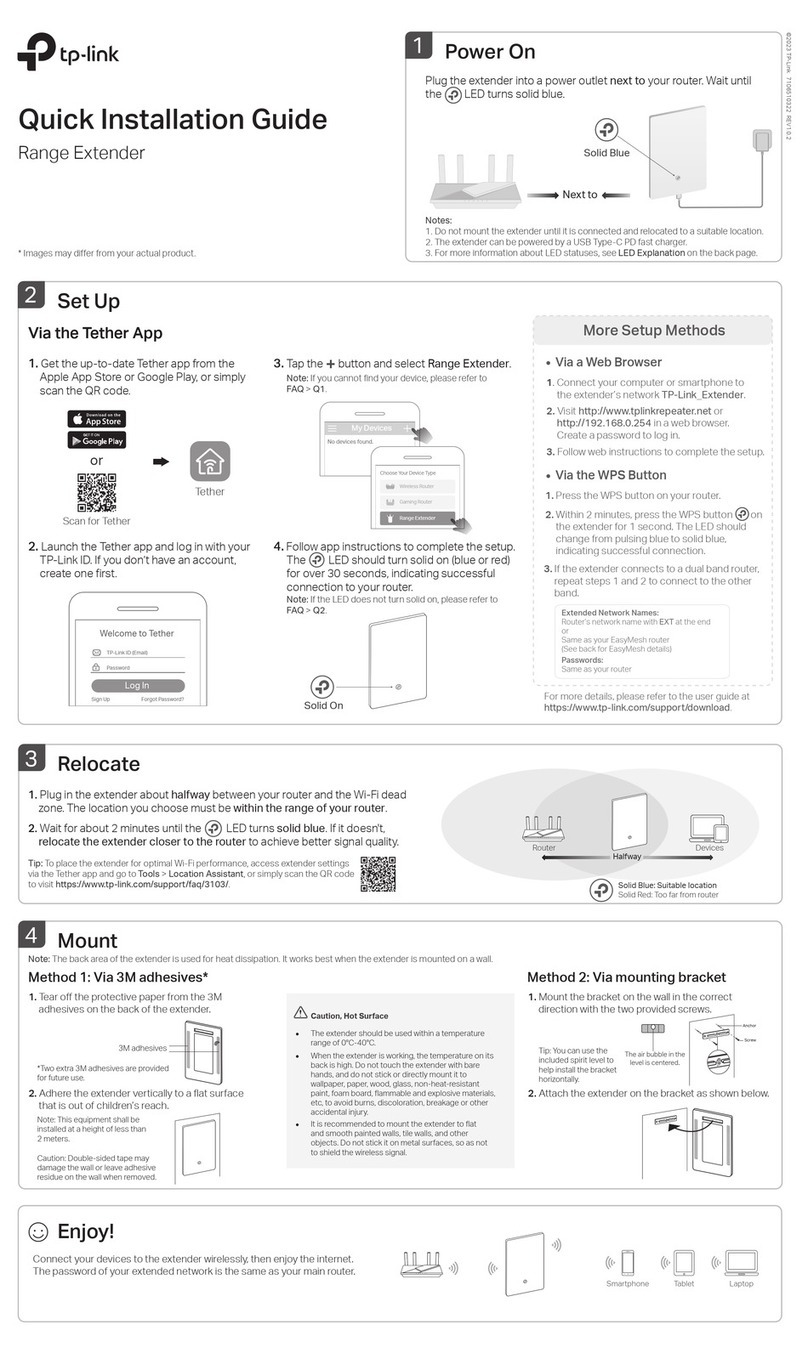 TP-Link Archer Air E5 Quick installation guide