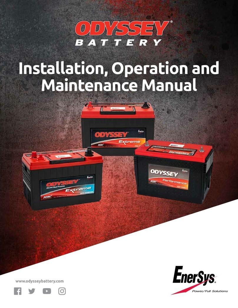 Odyssey EnerSys PERFORMANCE Series User manual