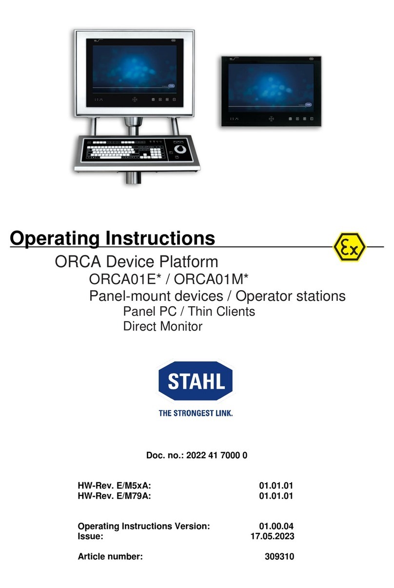 Stahl ORCA01E Series operating instructions