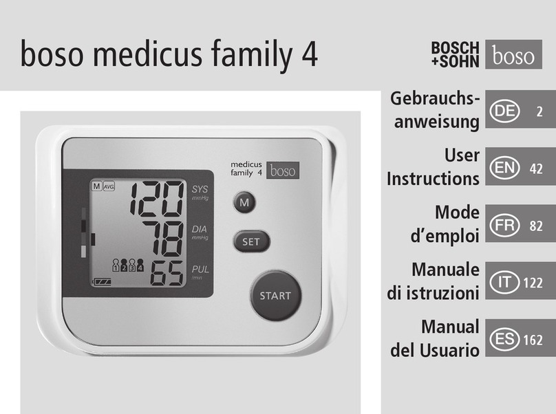 Bosch+Sohn medicus family 4 User manual Bosch+Sohn medicus family 4 User manual