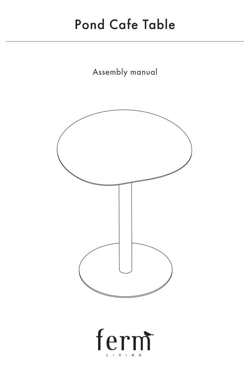 ferm living Pond Cafe Table User manual