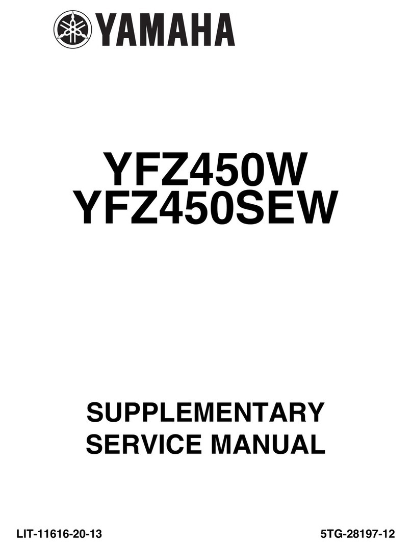 Yamaha YFZ450W Manual