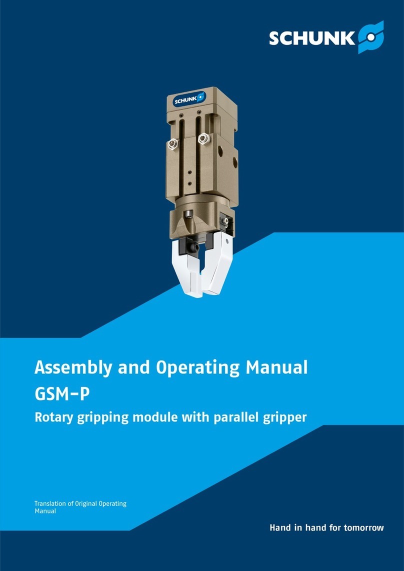 SCHUNK GSM-P Assembly and operating manual