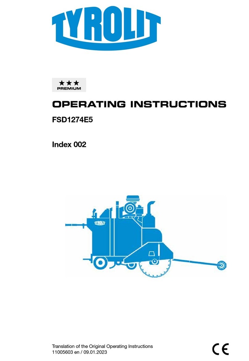 TYROLIT Hydrostress FSD1274E5 User manual TYROLIT Hydrostress FSD1274E5 User manual