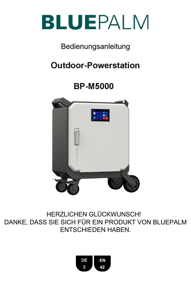 BLUEPALM Powerstation 5000 operating instructions