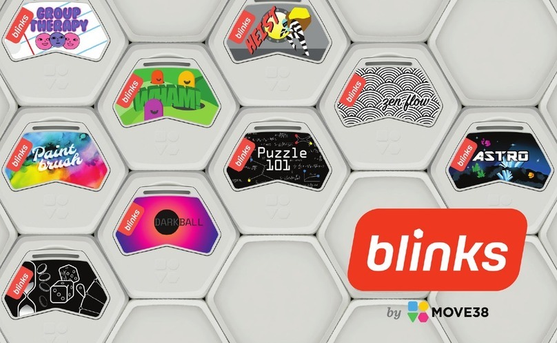 MOVE38 BLINKS GAME SYSTEM quick start guide MOVE38 BLINKS GAME SYSTEM quick start guide