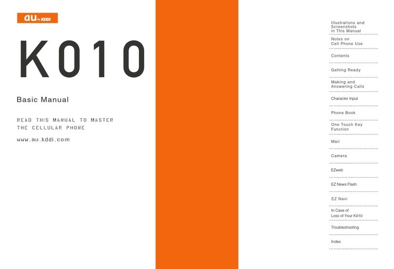 KDDI au K010 Basic Manual
